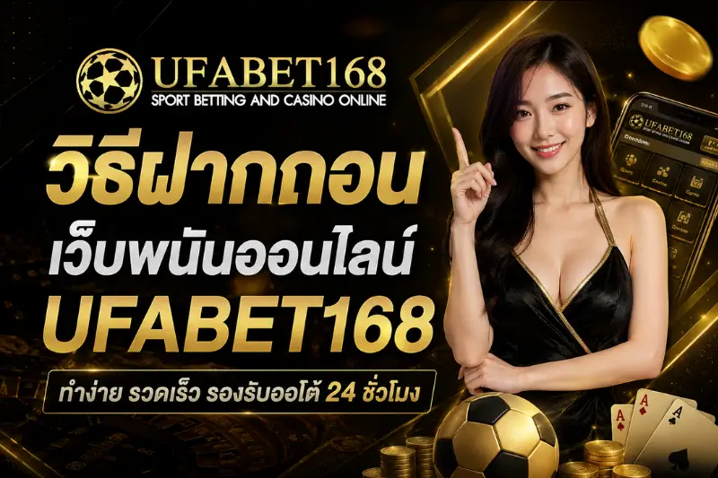 วิธีฝากถอน เว็บพนันออนไลน์